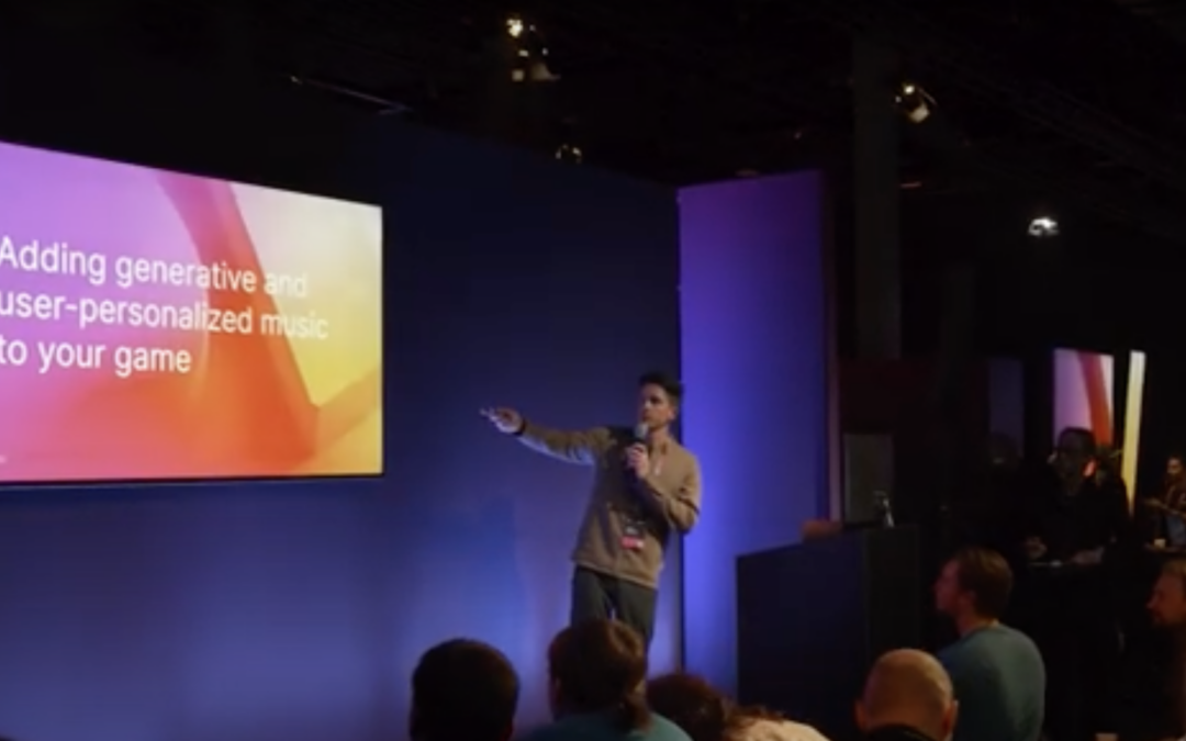 Next Gen Music Systems: Generative Music and Music Personalisation – Talk @ Unite 2023