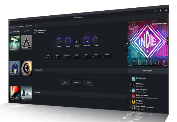 reactional-platform-transparent reactional platform, music in games tool