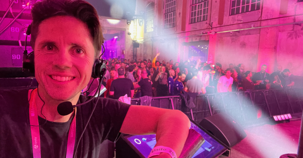 Interactive Gameplay afterparty at Unite in Amsterdam